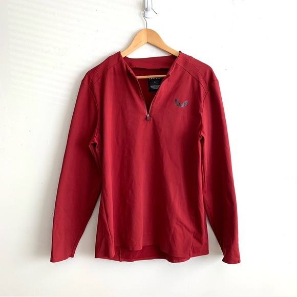 Men's Red Performance Jacket - Picture 1 of 7